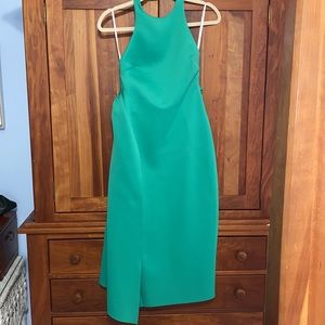 ASOS NWT emerald green halter dress